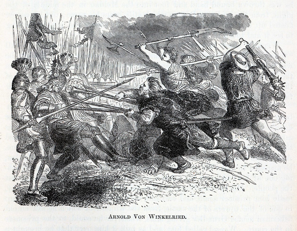 Arnold von Winkelried, 1882 by Unbekannt
