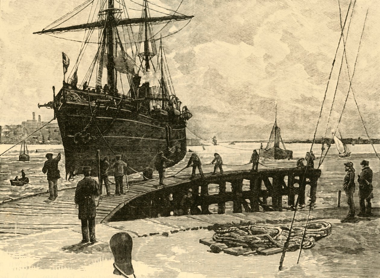 Bir Buharlı Pişiricinin Southampton Docks