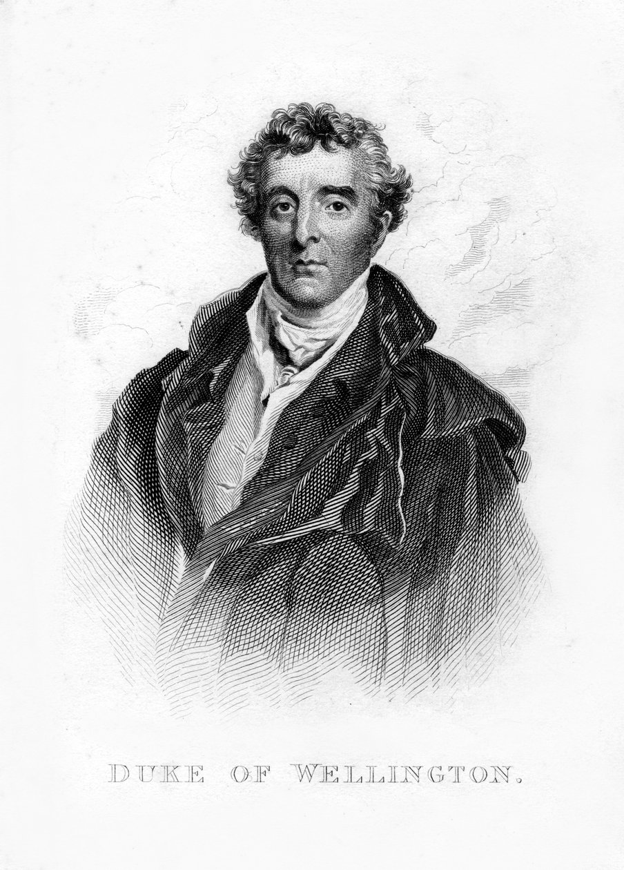 Arthur Wellesley, 1. Wellington Dükü, İngiliz askeri ve devlet adamı, 19. yüzyıl by Unbekannt