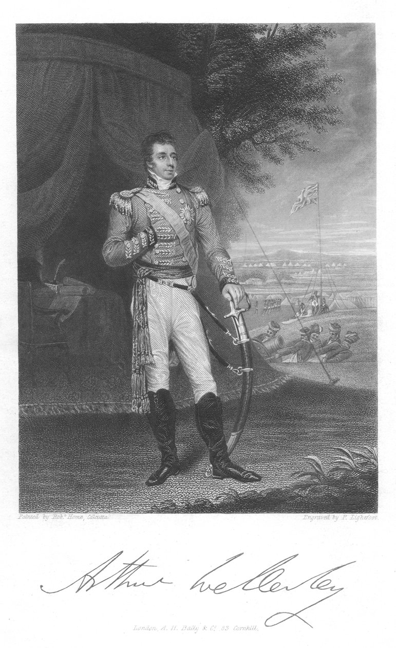 Arthur Wellesley, 1. Wellington Dükü, c1803 by Unbekannt
