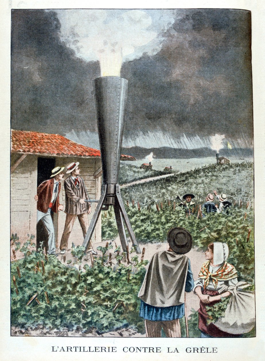 Dolu Fırtınasına Karşı Topçu, 1901 by Unbekannt