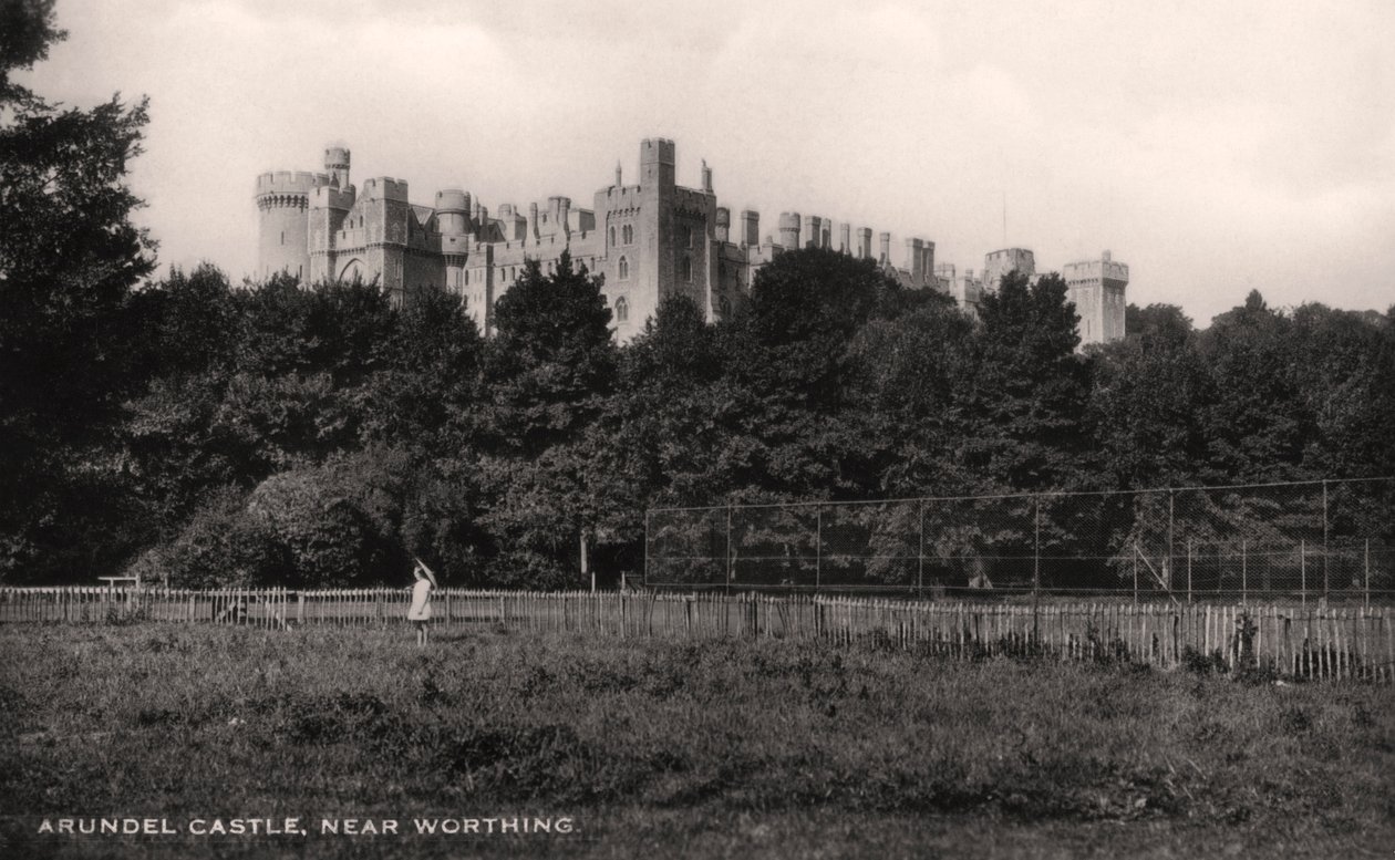 Arundel Kalesi, Batı Sussex, 20. yüzyılın başlarında by Unbekannt