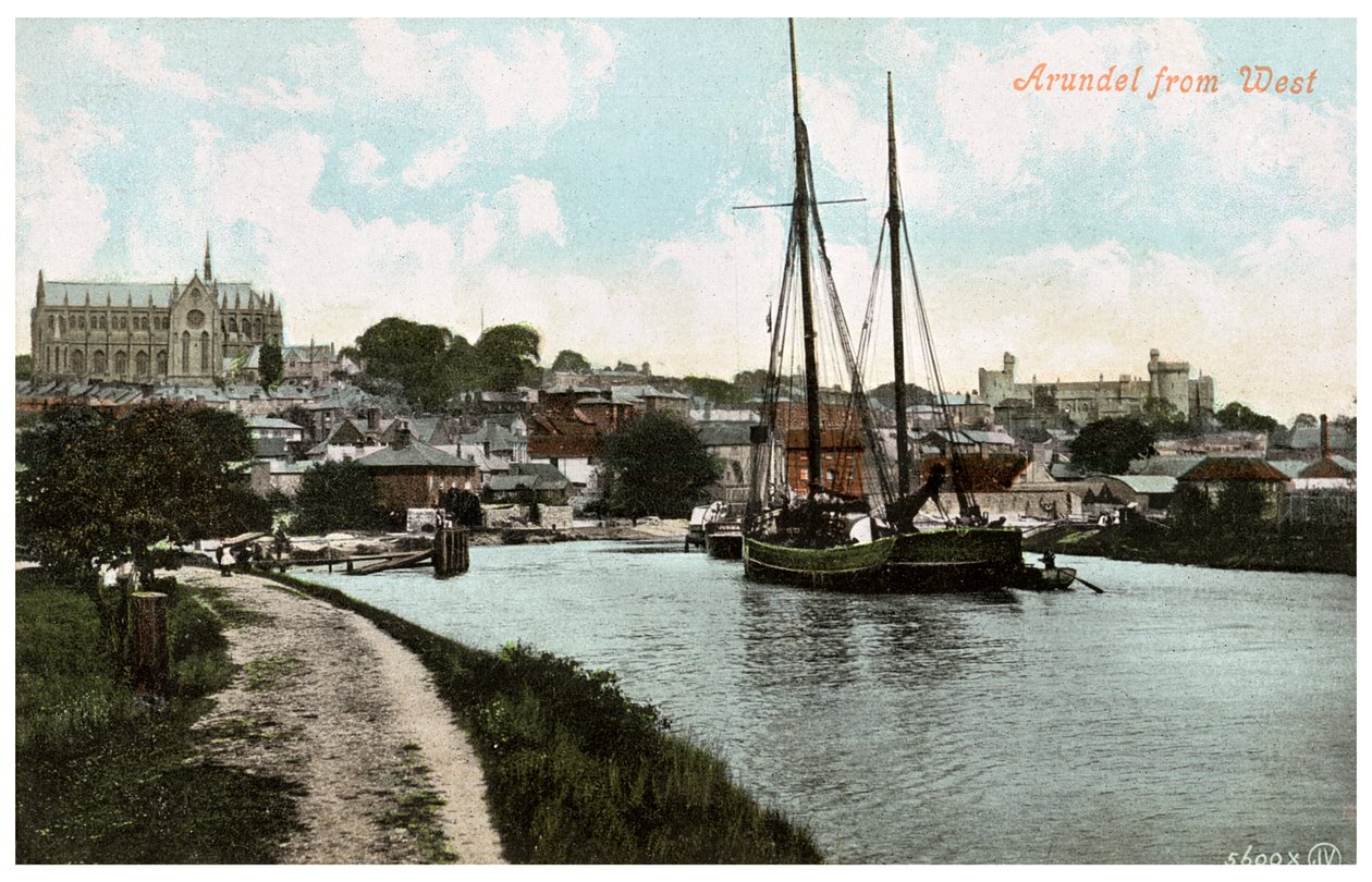 Arundel, Sussex, 20. yüzyılın başlarında by Unbekannt