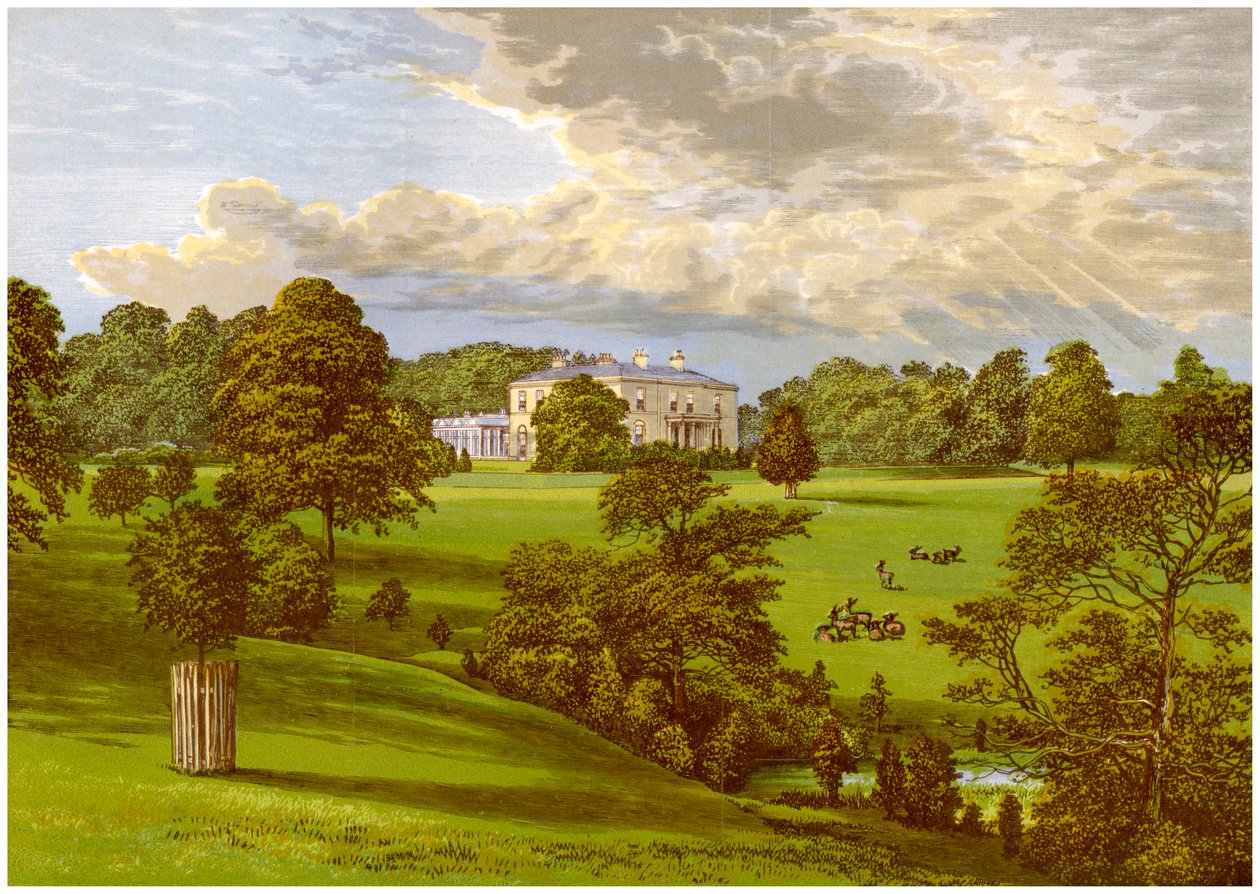 Ashcombe Park, Staffordshire, Sneyd ailesinin evi, c1880 by Unbekannt