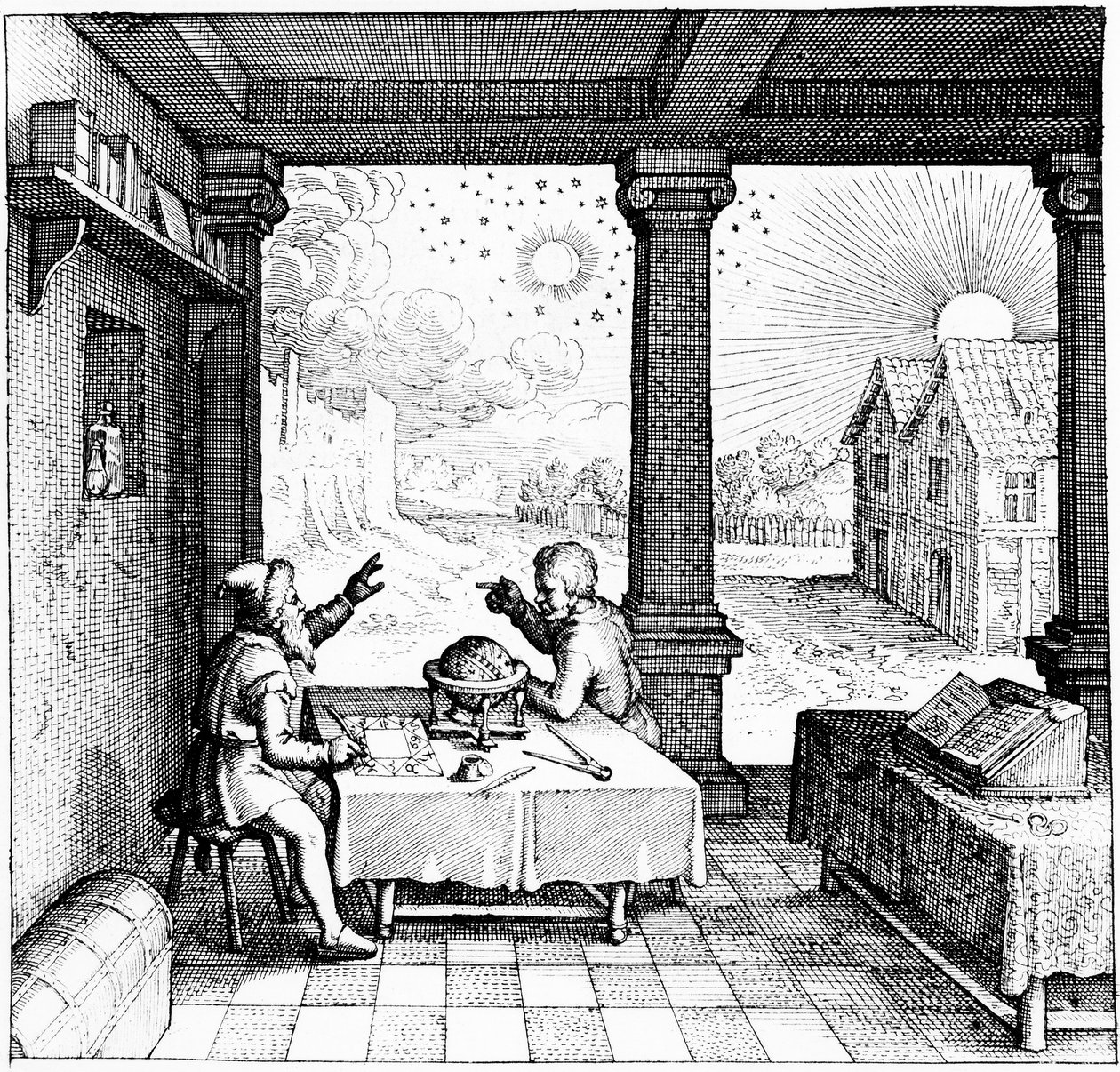 Bir burç hazırlayan astrologlar, 1617-1619 by Unbekannt
