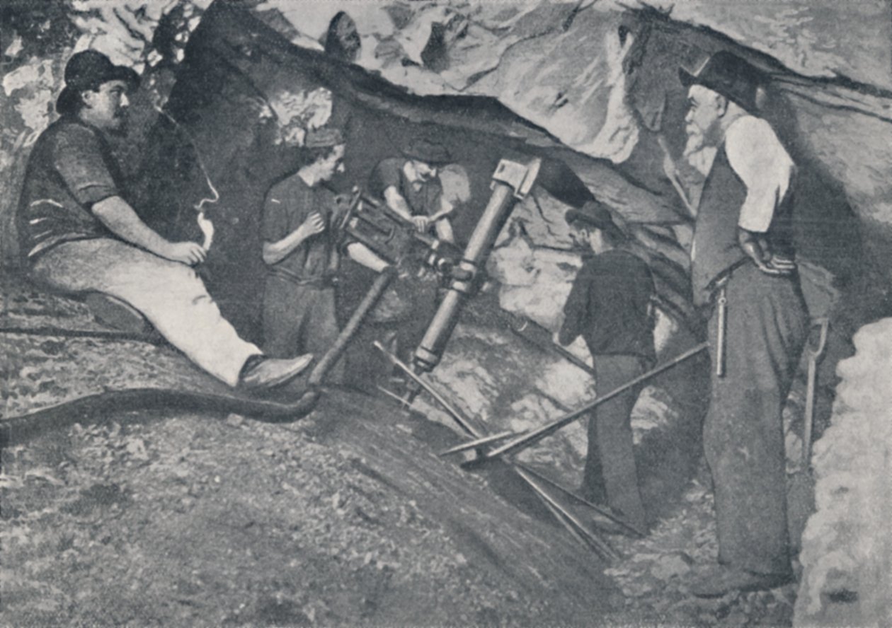 Viktorya Dönemi Altın Madeninde İş Başında, 1923. by Unbekannt