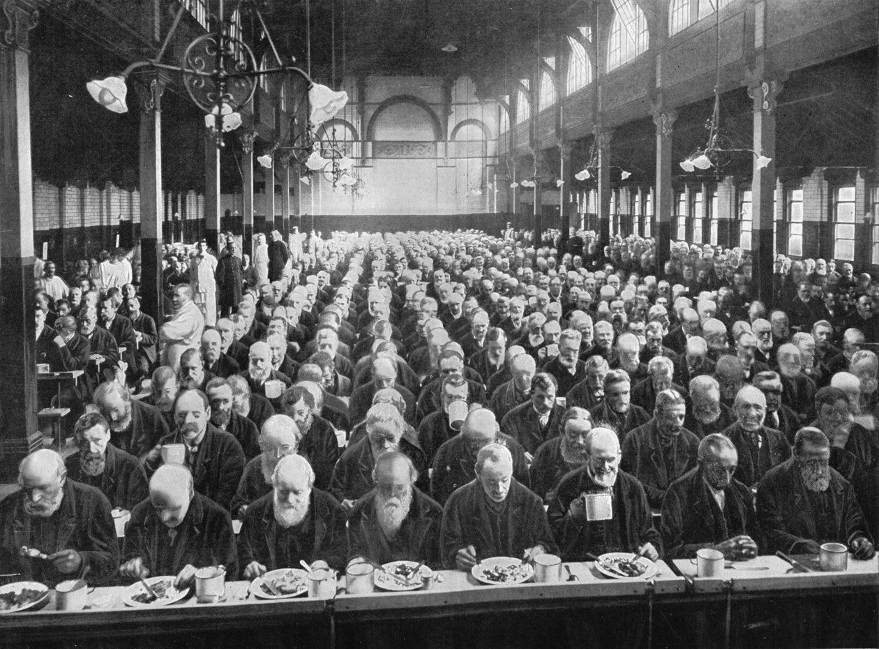 Akşam yemeğinde, St Marylebone Yetimhanesi, Londra, c1901 1903 by Unbekannt