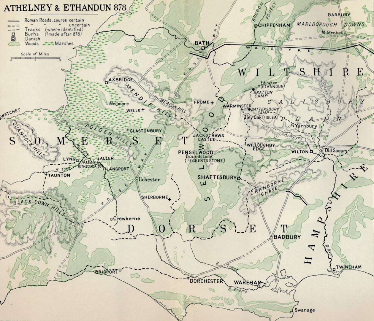 Athelney & Ethandun 878, 1935 by Unbekannt