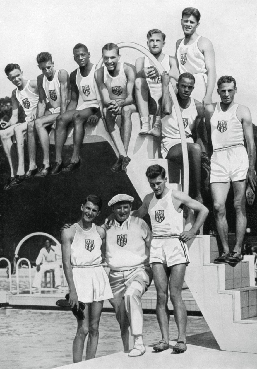 ABD Olimpiyat Denemelerindeki Sporcular, 1932, 1936 by Unbekannt