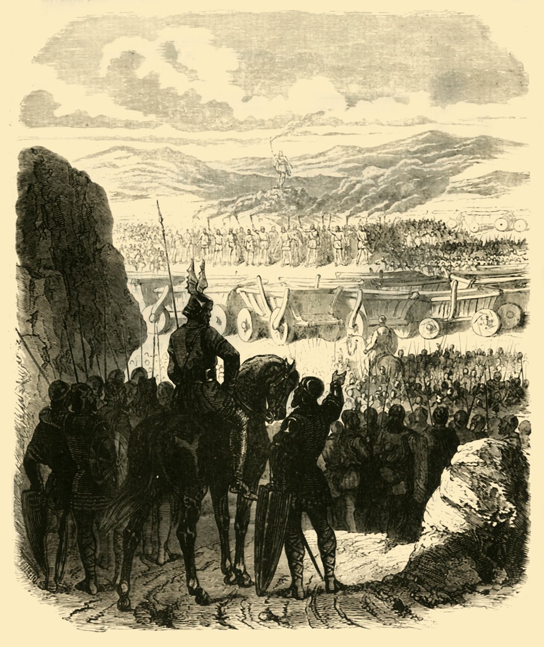 Atilla Ateşte, Aetius tarafından Yenilgiye uğratıldıktan sonra, MS 453, 1890. by Unbekannt