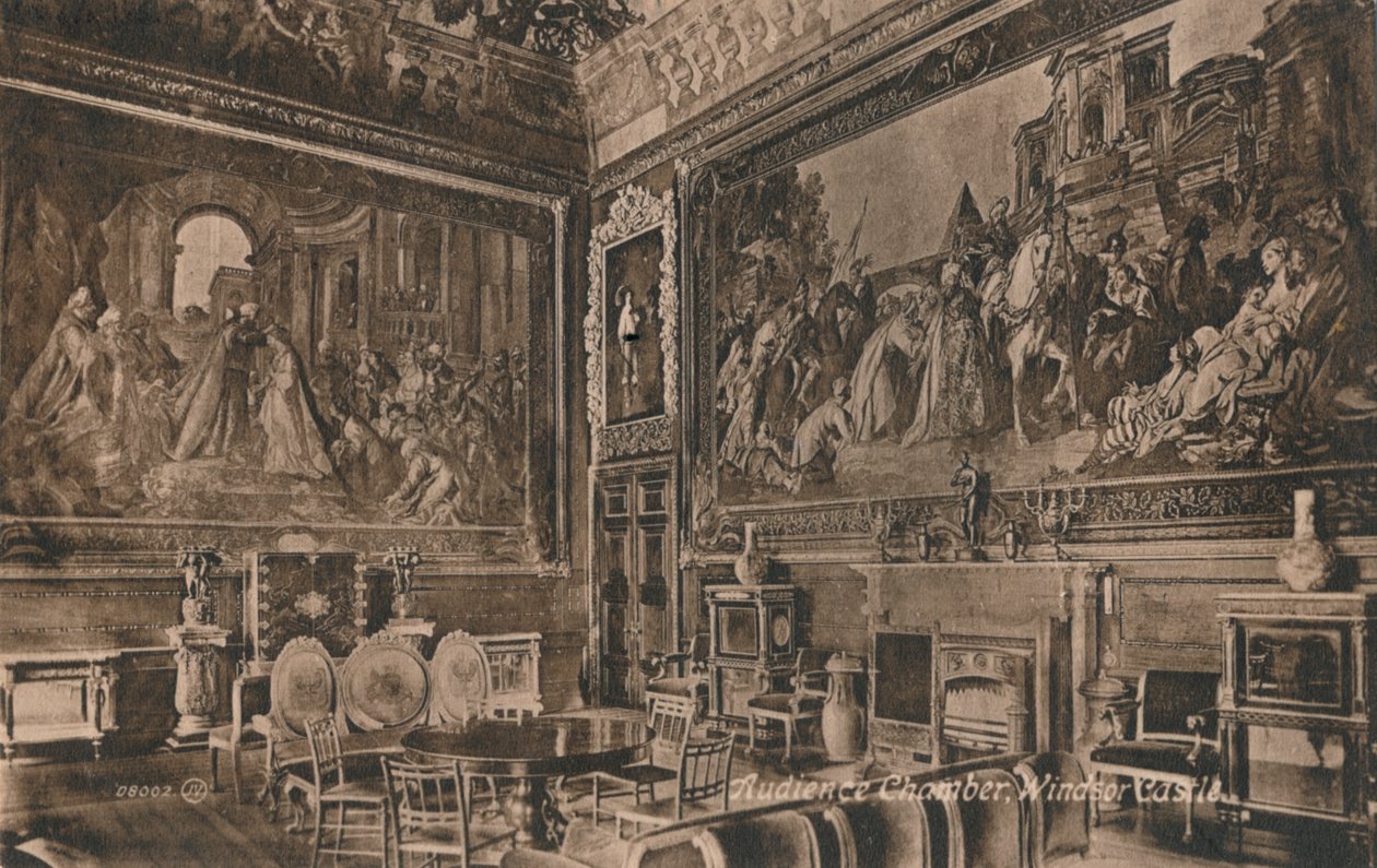 Seyirci Odası, Windsor Şatosu, c1917 by Unbekannt