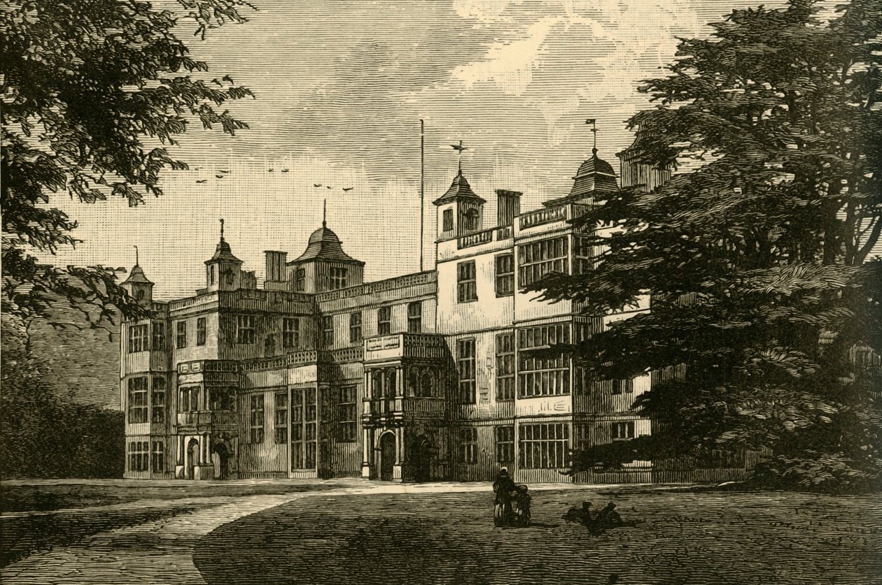 Audley End, Batı Cephesi, 1898. by Unbekannt