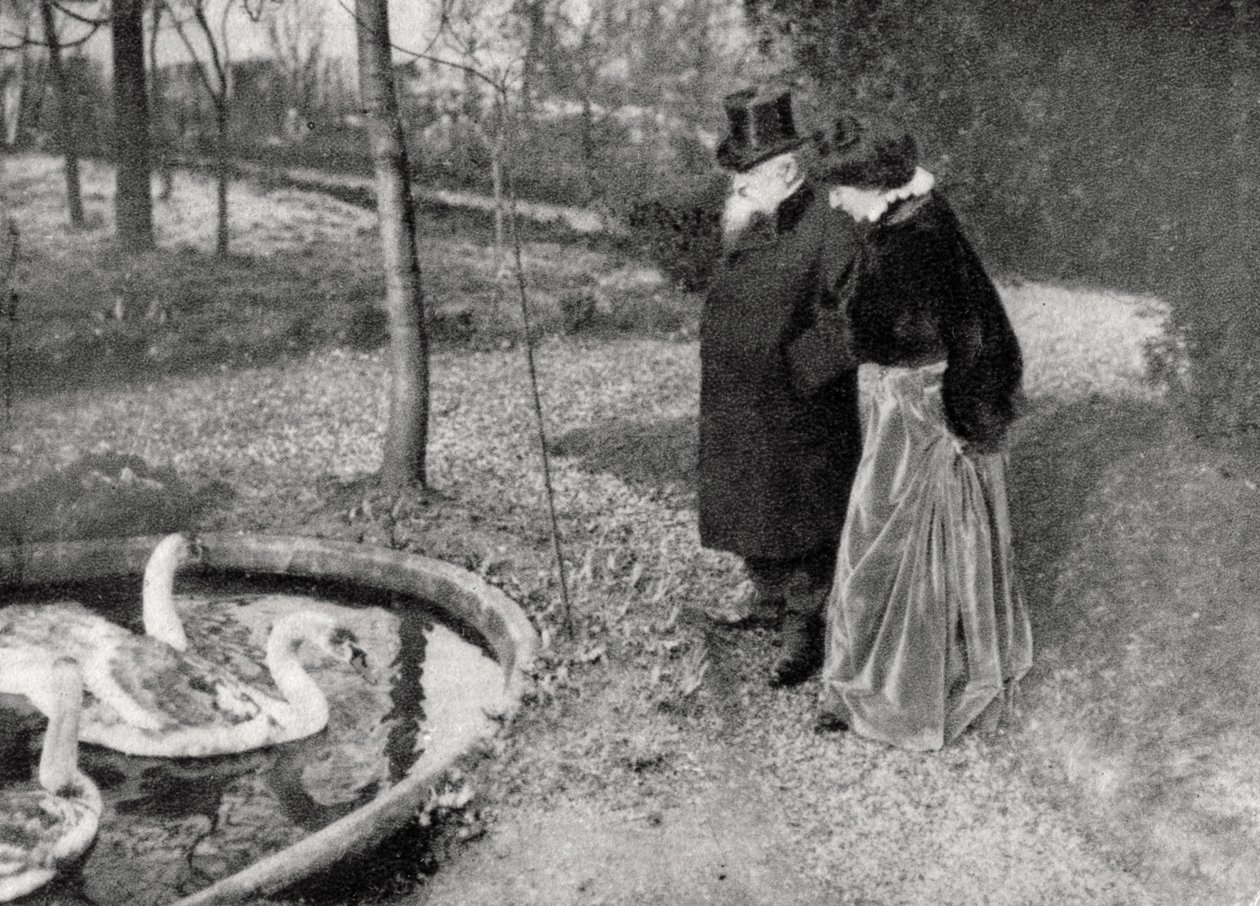Auguste Rodin, Fransız heykeltıraş, 1895 by Unbekannt