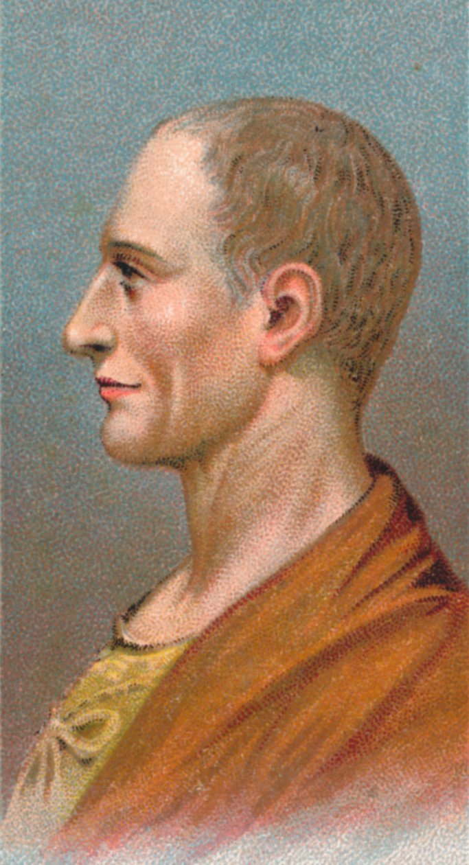 Augustus Caesar - Gaius Julius Caesar Octavianus 63 BC-14 AD, ilk Roma İmparatoru, 1924 by Unbekannt