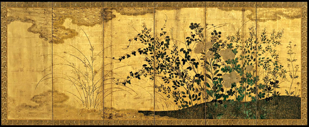 Yaban kazları ile sonbahar manzarası, c. 1650 by Unbekannt