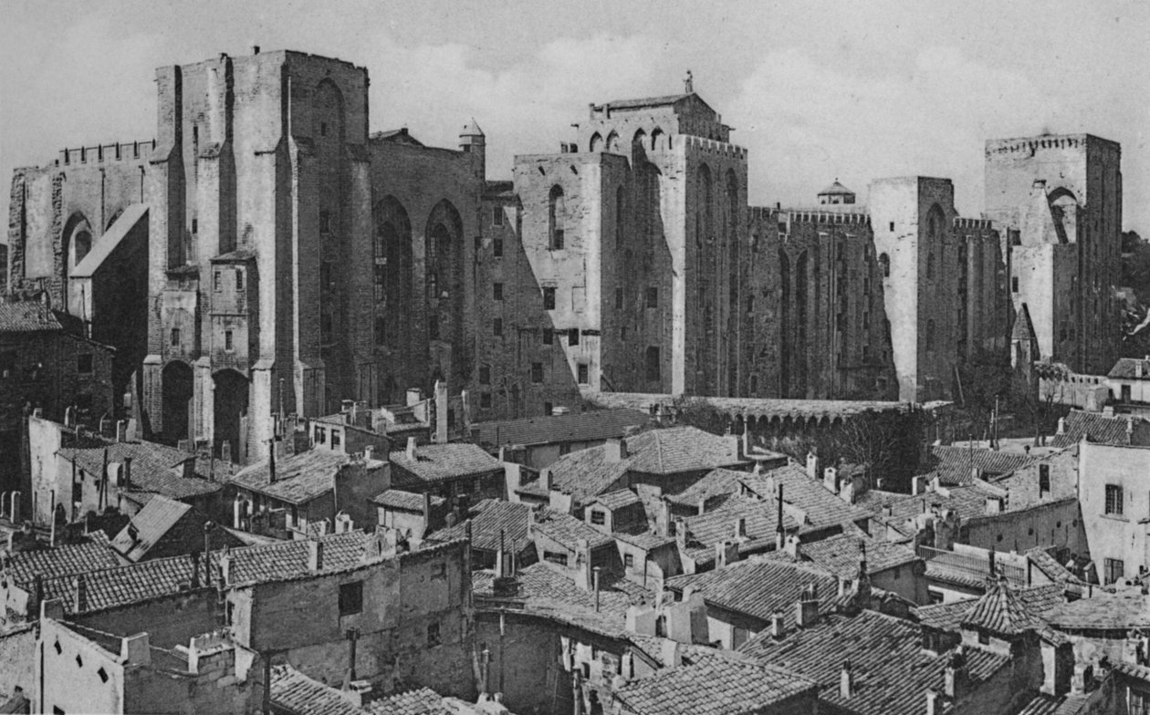 Avignon - Papalar Sarayı Doğu Yakası, c1925 by Unbekannt