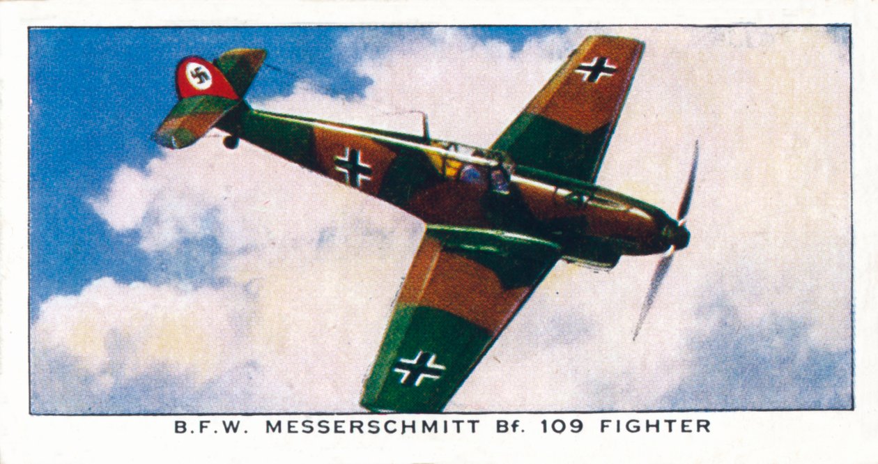 B.F.W. Messerschmitt Bf. 109 Savaşçı, 1938 by Unbekannt