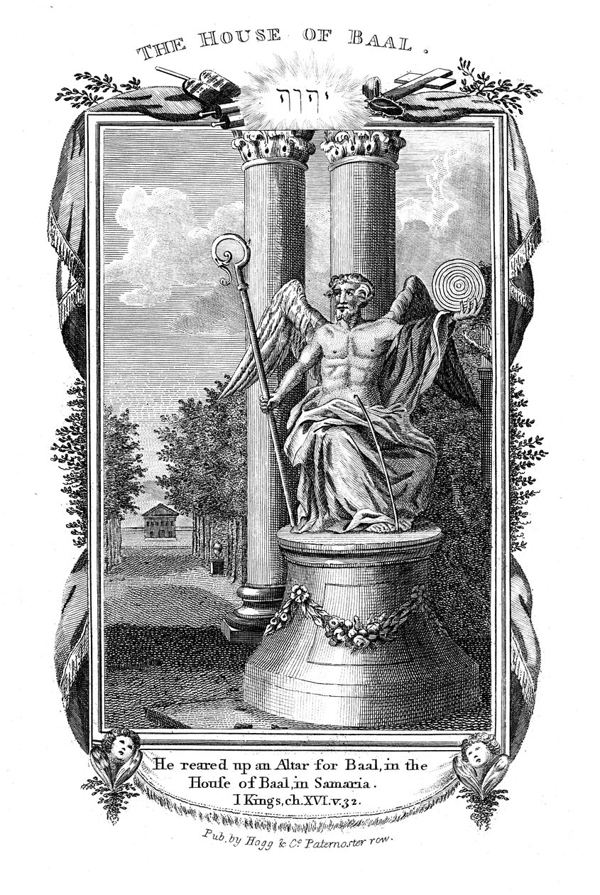 Baal, Kenanlıların baş tanrısı, 1804 by Unbekannt