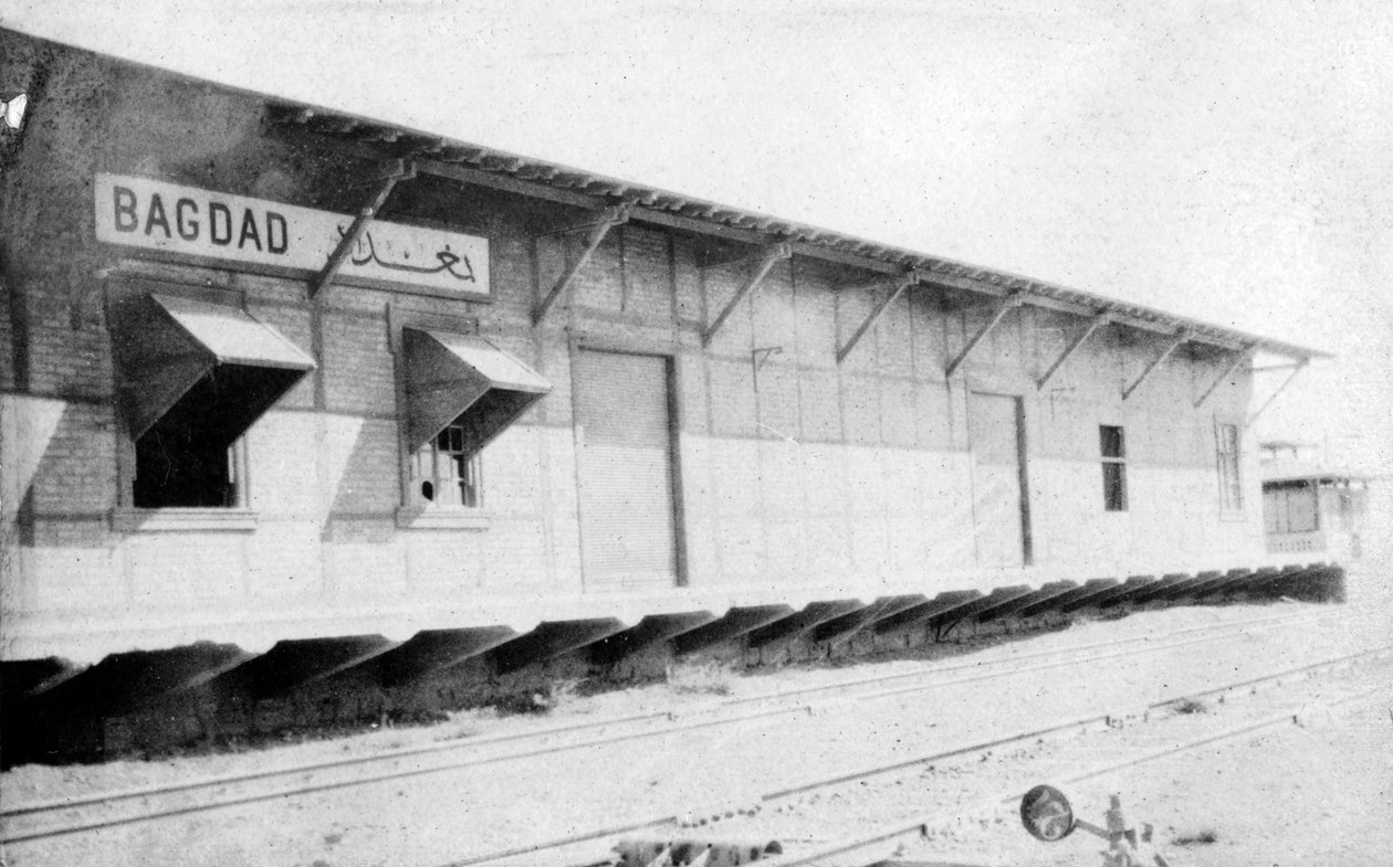 Bağdat güney tren istasyonu, Irak, 1917-1919 by Unbekannt