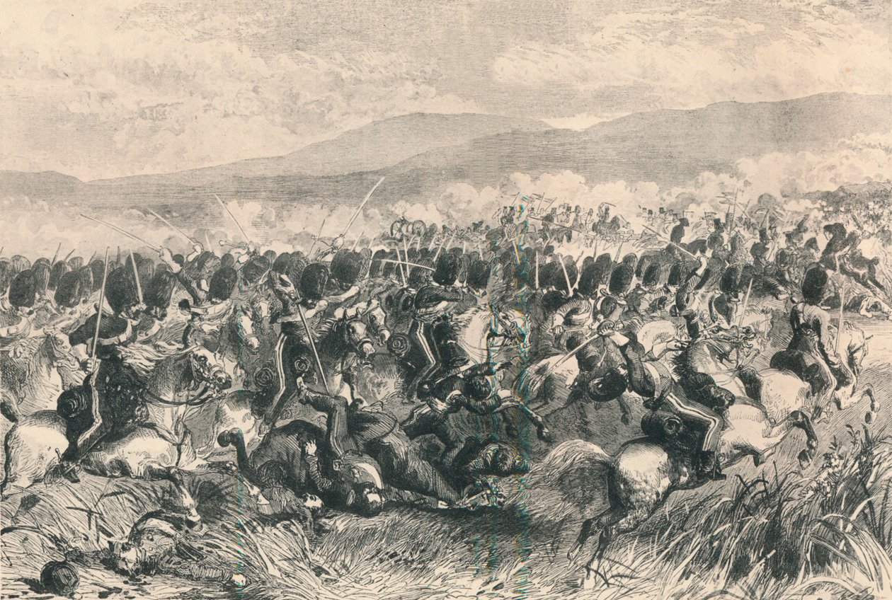 Balaclava, 25 Ekim 1854. İskoç Grilerinin Hükmü, 1884 by Unbekannt