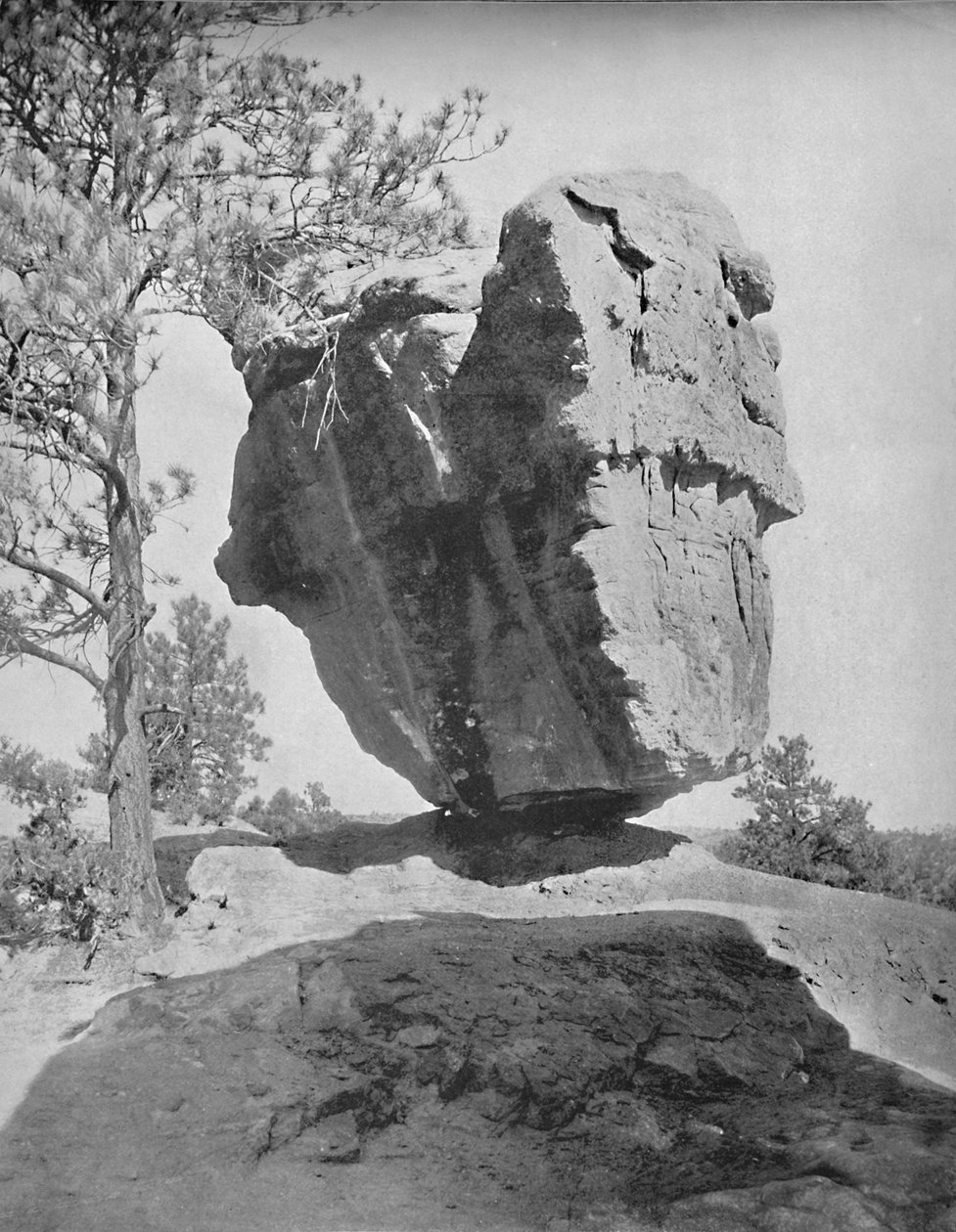 Dengeli Kaya, Tanrıların Bahçesi, Albay, c1897. by Unbekannt