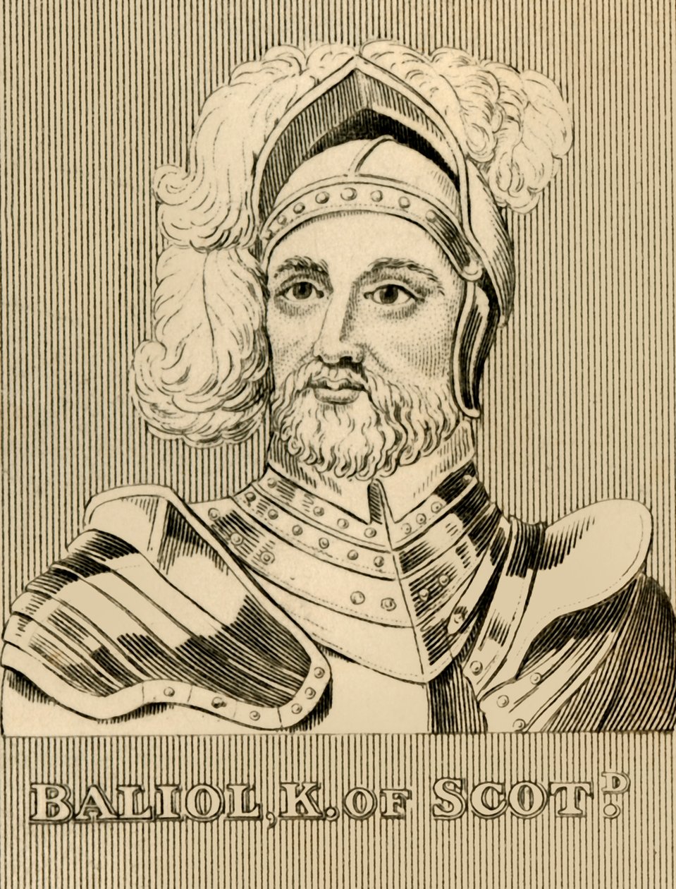 Baliol, İskoçya K., c1249-1314, 1830. by Unbekannt