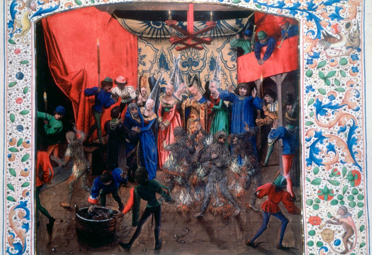 Yanan Adamların Topu, 1393. c1470 by Unbekannt
