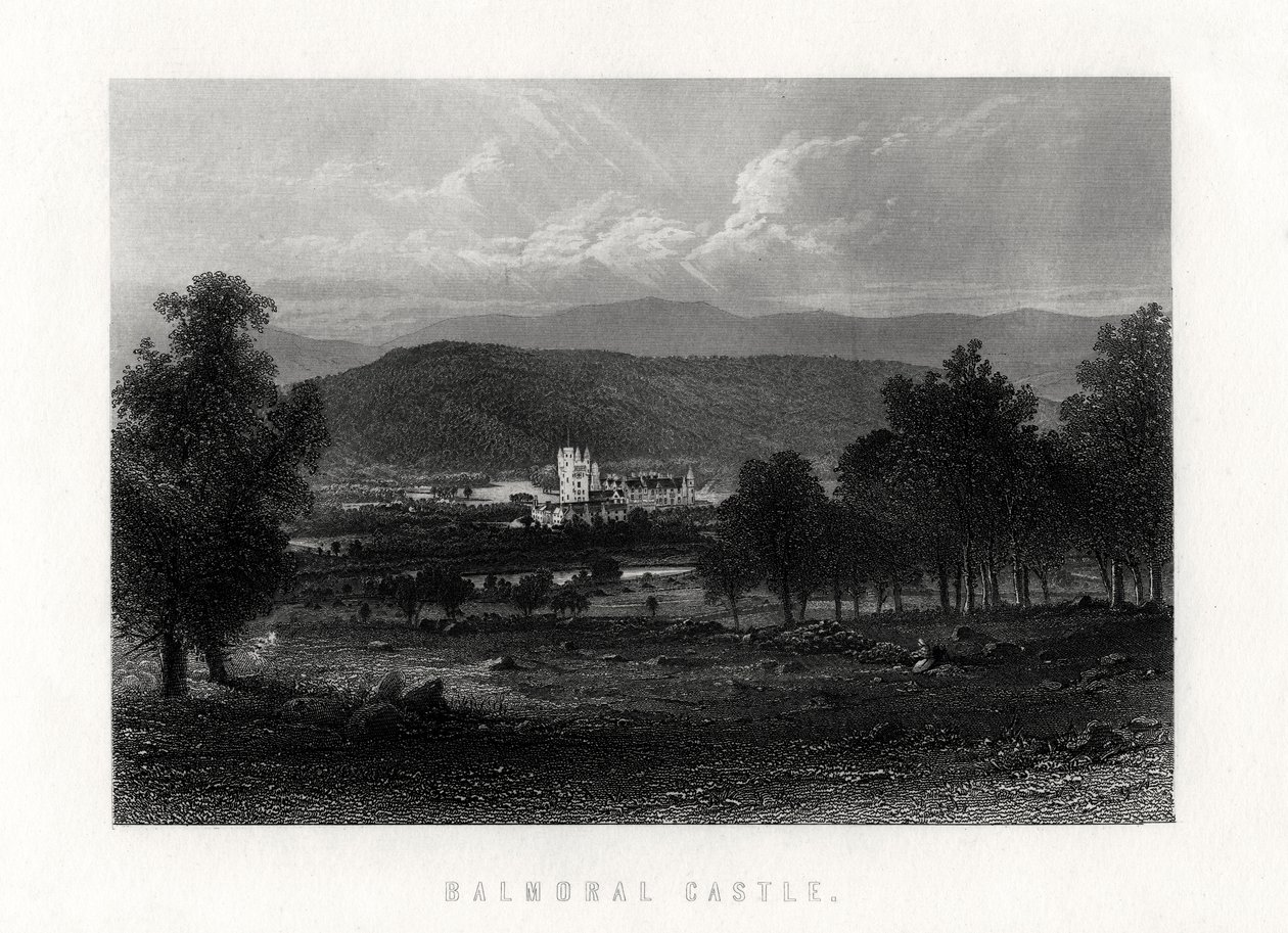 Balmoral Kalesi, İskoçya, 1883 by Unbekannt