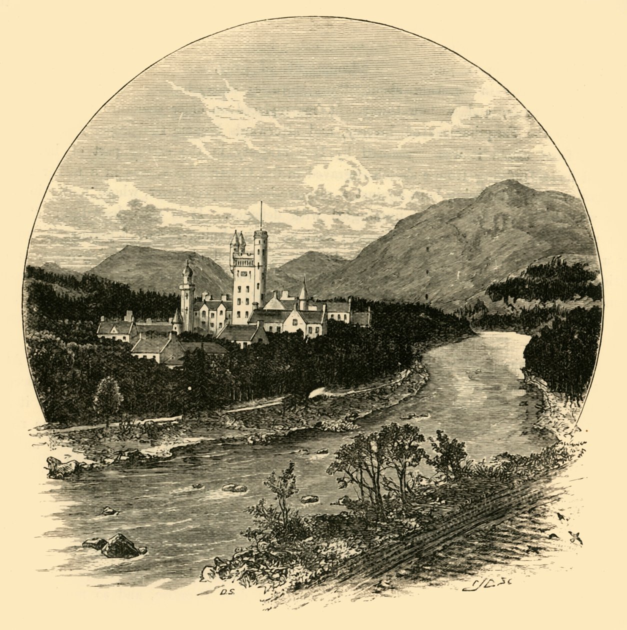 Balmoral Kalesi, Yoldan, 1898. by Unbekannt