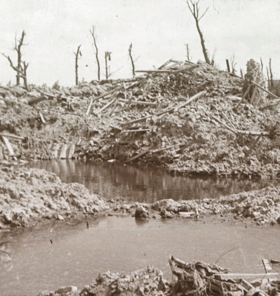 Yser Nehri Kıyıları, Diksmuide, Belçika, c1914-c1918 by Unbekannt
