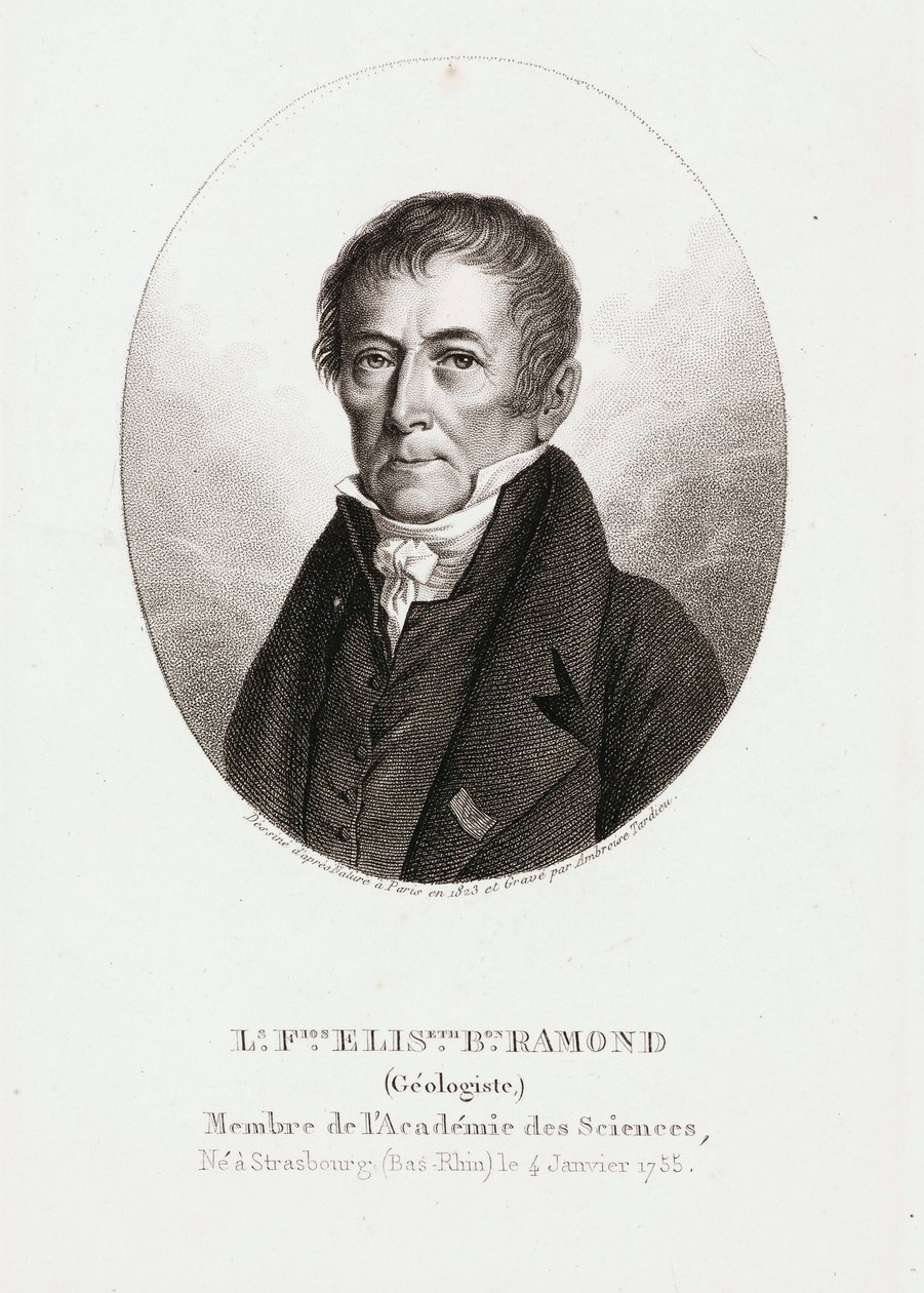 Baron Louis Francois Ramond de Carbonnieres, Fransız jeolog by Unbekannt