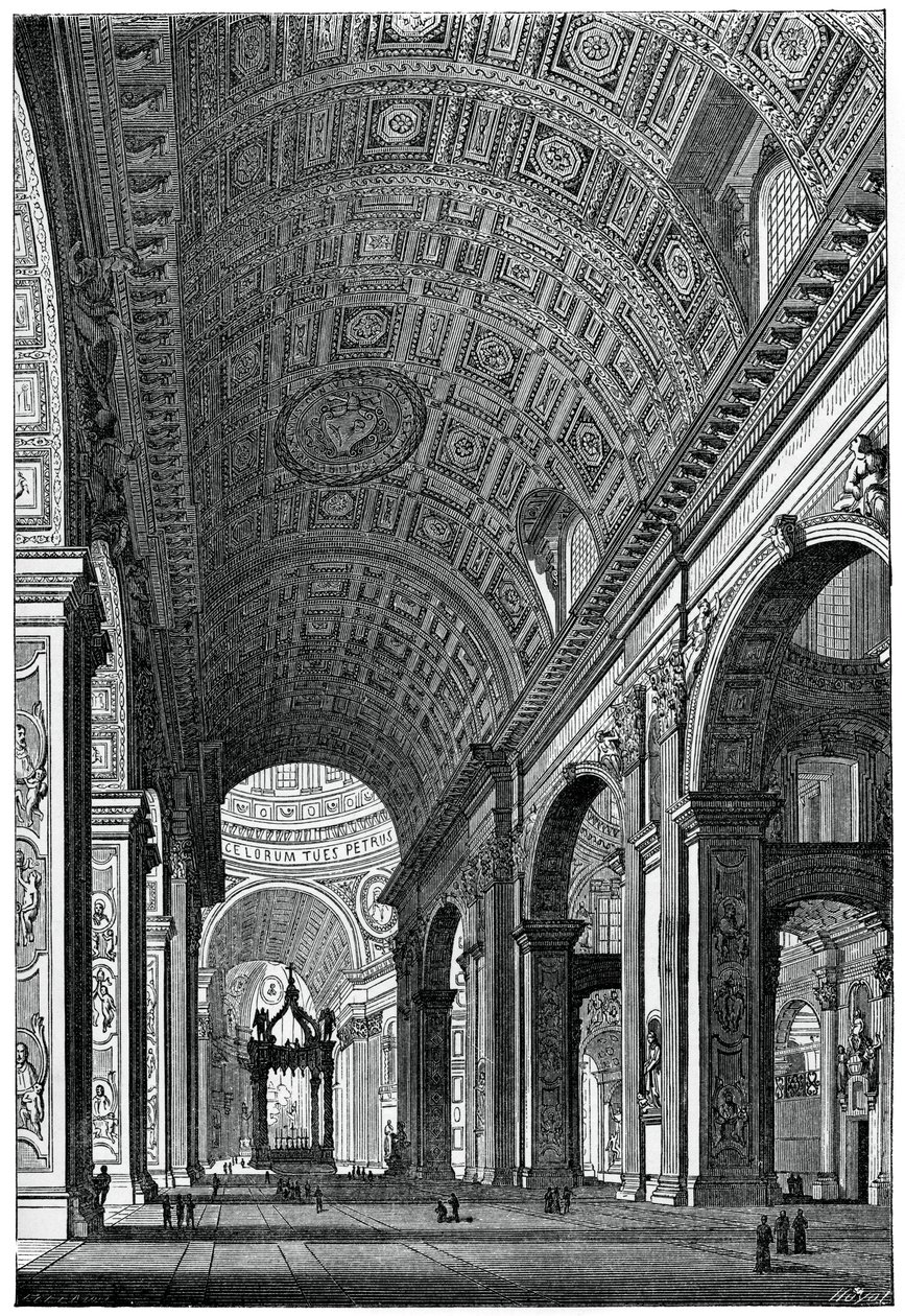 Aziz Peter Bazilikası, Roma, 1870 by Unbekannt