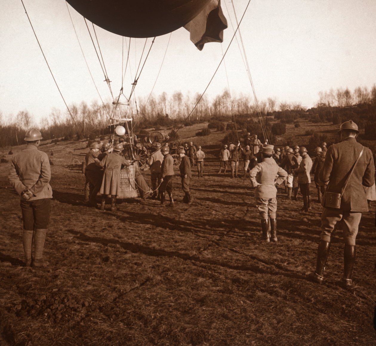 Baraj balonu sepeti, c1914-c1918 by Unbekannt