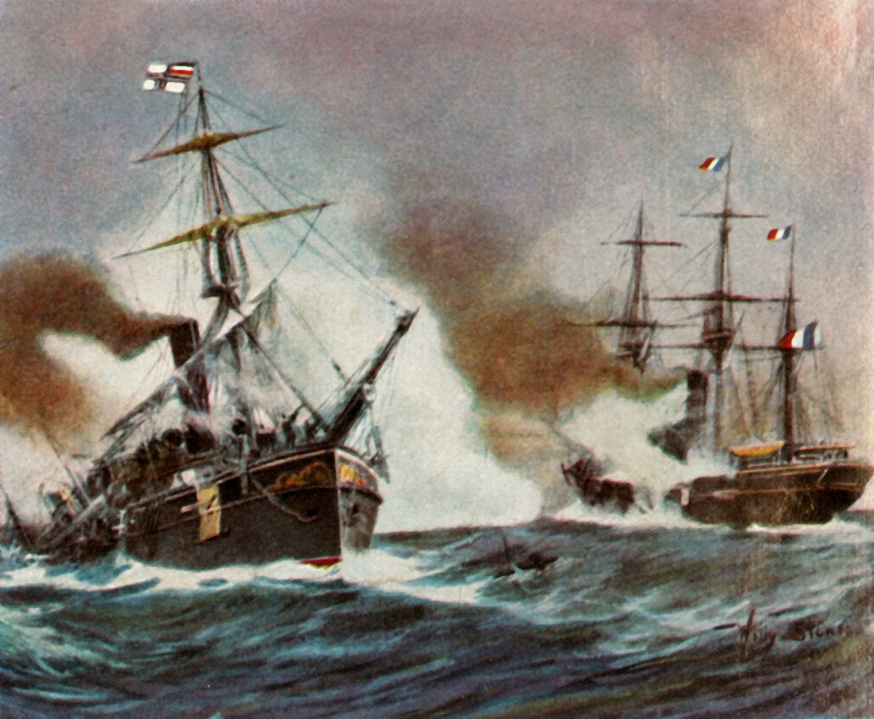 Havana açıklarında Meteor ve Bouvet arasındaki savaş, 9 Kasım 1870, 1936. by Unbekannt