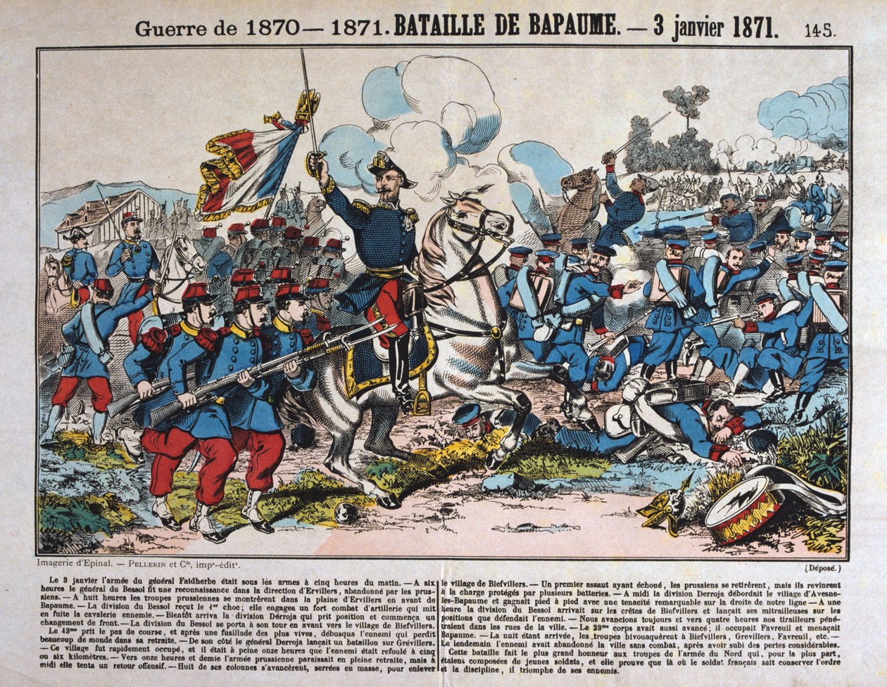 Bapaume Muharebesi, Fransa-Prusya savaşı, 3 Ocak 1871 by Unbekannt