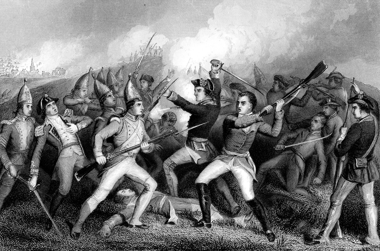 Bennington Savaşı, Vermont, Amerikan Bağımsızlık Savaşı, 16 Ağustos 1777 by Unbekannt