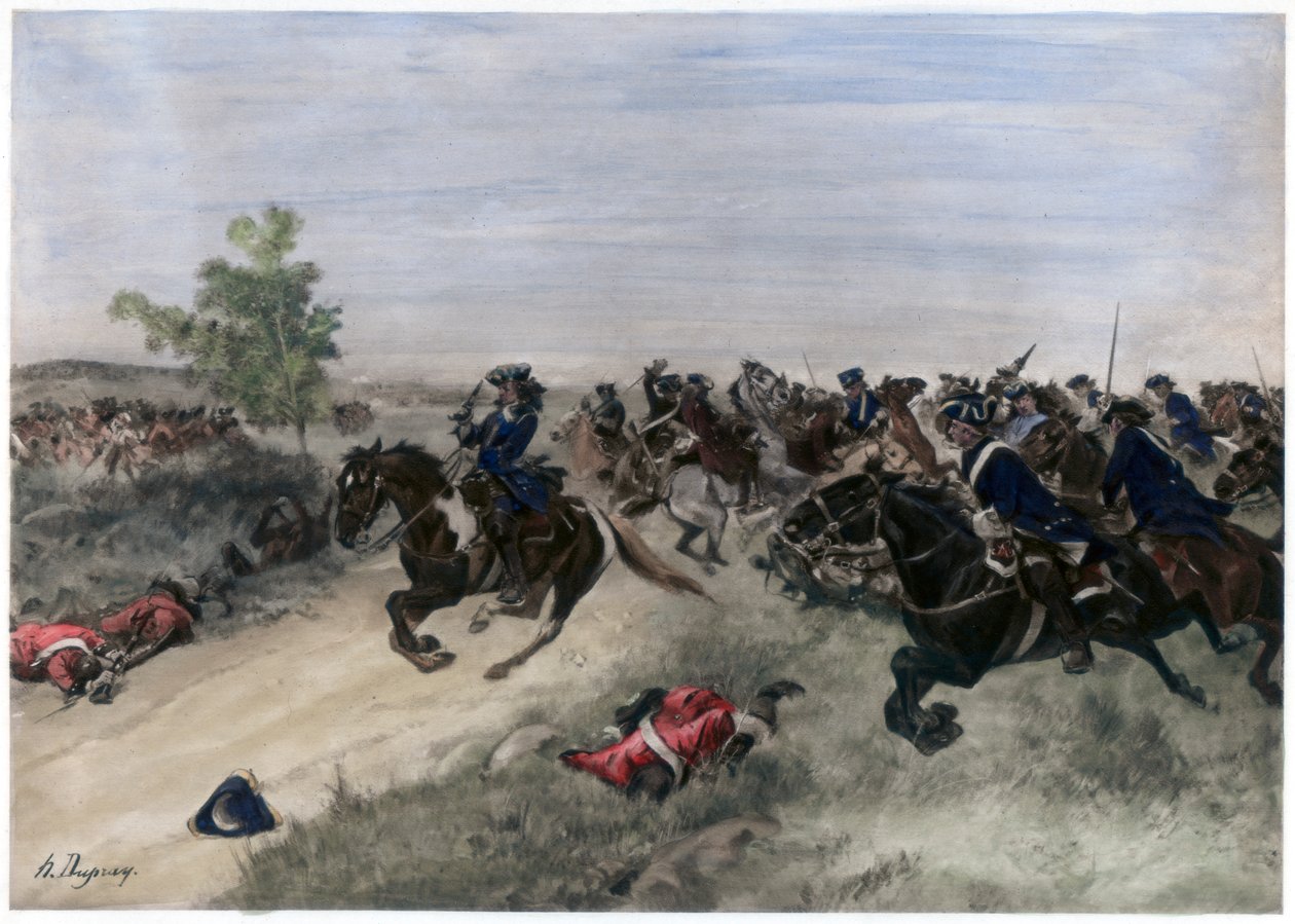 Blenheim Savaşı, 13 Ağustos 1704 by Unbekannt