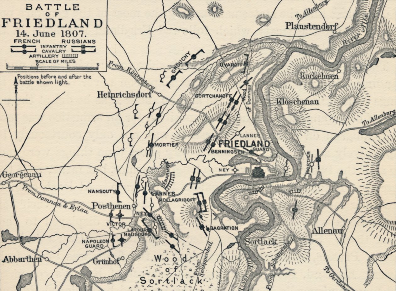 Friedland Savaşı, 14 Haziran 1807, 1896 by Unbekannt