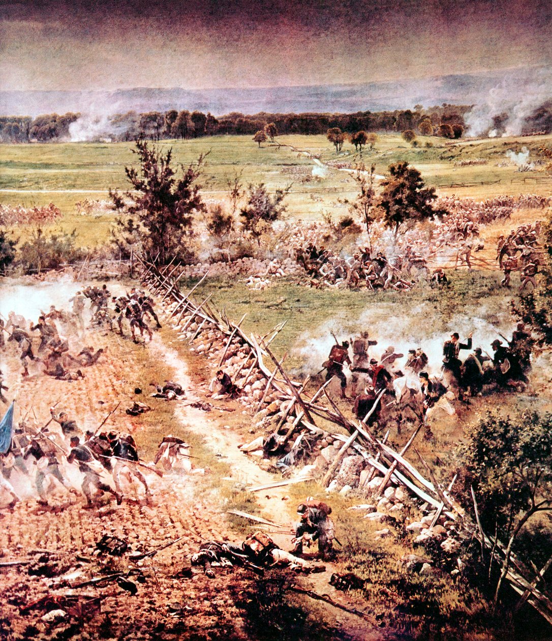 Gettysburg Savaşı, Amerikan İç Savaşı, 1-3 Temmuz 1863 by Unbekannt