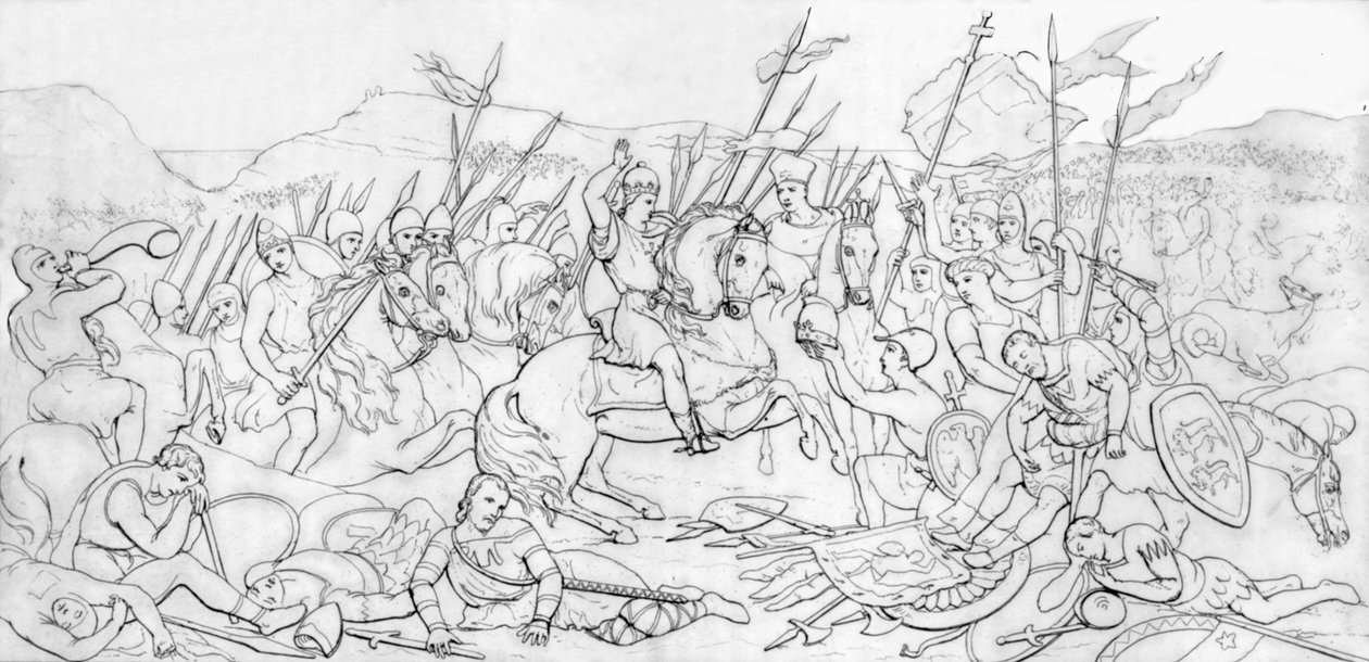 Hastings Savaşı, 1066, 1835. by Unbekannt