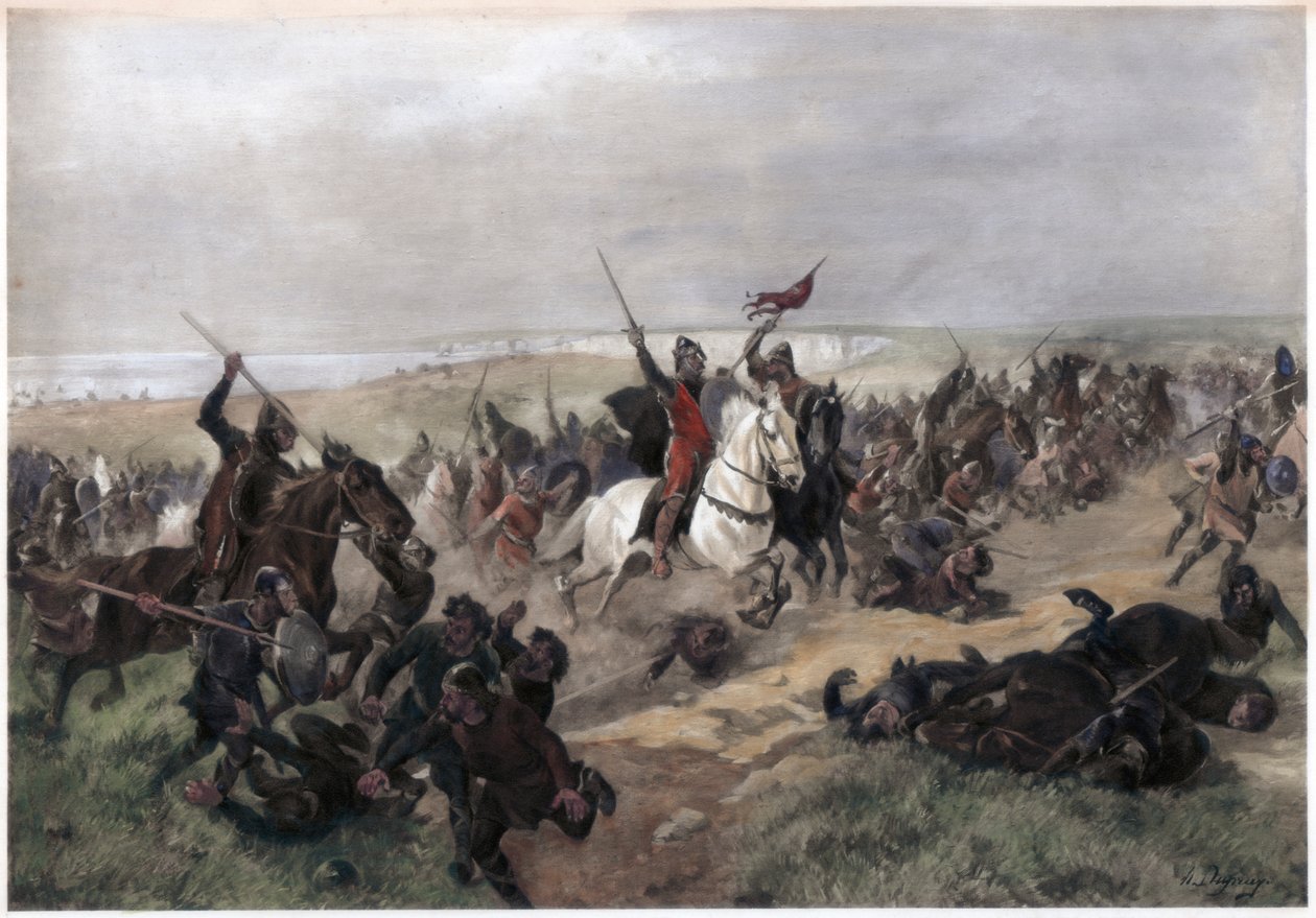 Hastings Savaşı, 14 Ekim 1066 by Unbekannt
