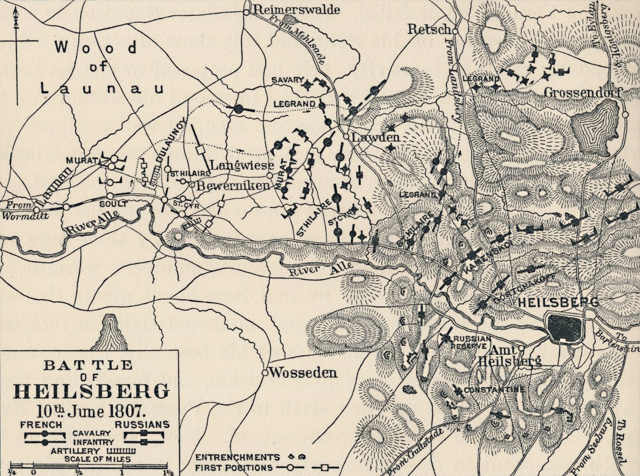 Heilsberg Savaşı, 10 Haziran 1807, 1896 by Unbekannt