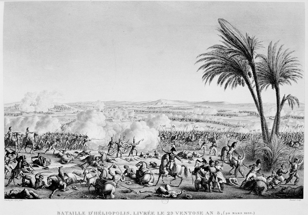 Heliopolis Savaşı, Mısır, 20 Mart 1800 by Unbekannt
