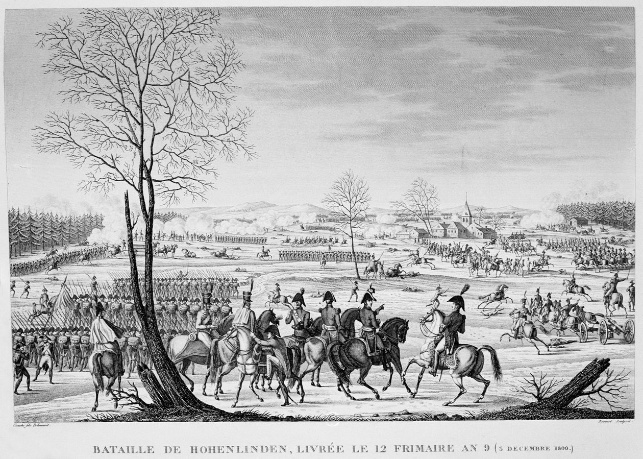 Hohenlinden Savaşı, 3 Aralık 1800 by Unbekannt