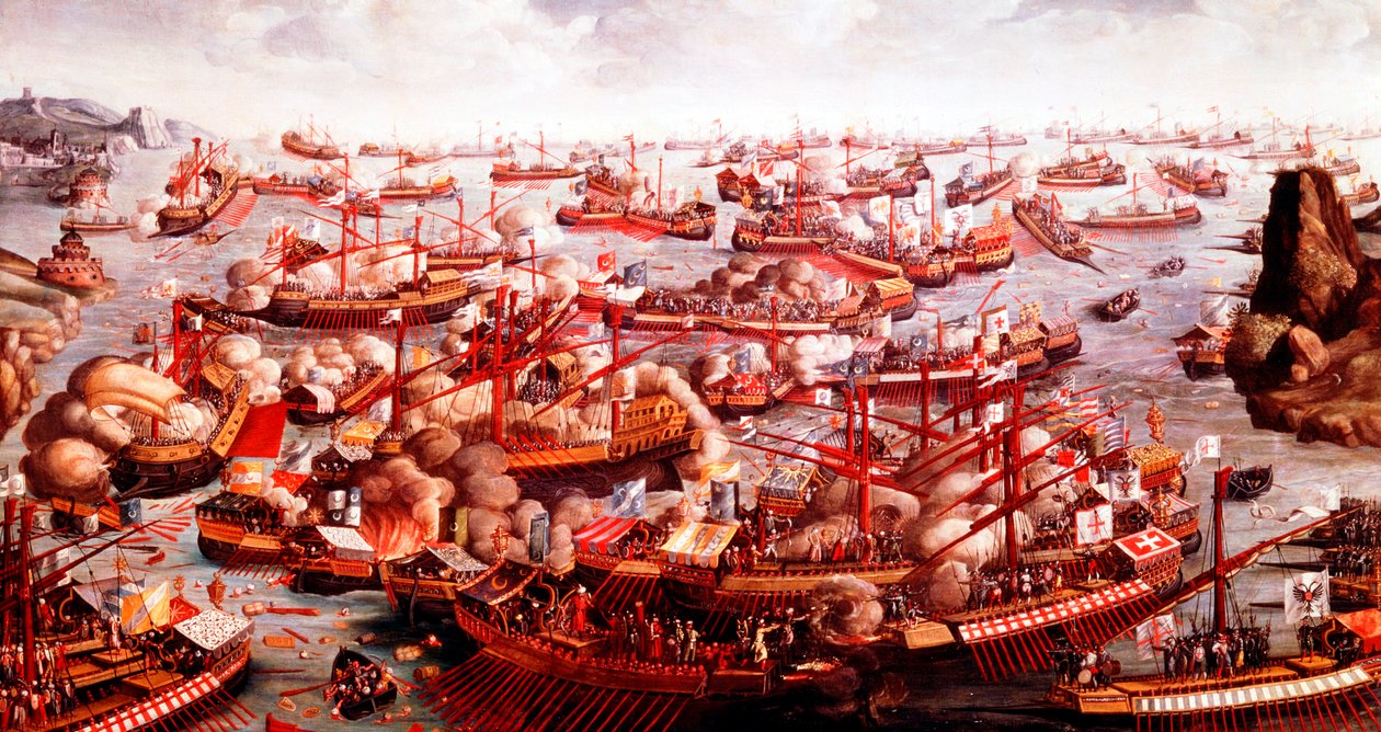 İnebahtı Savaşı, Ekim 1571 by Unbekannt