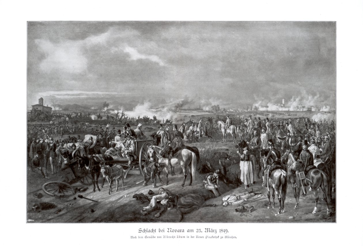 Novara Savaşı, İtalya, 23 Mart 1849, 1900 by Unbekannt