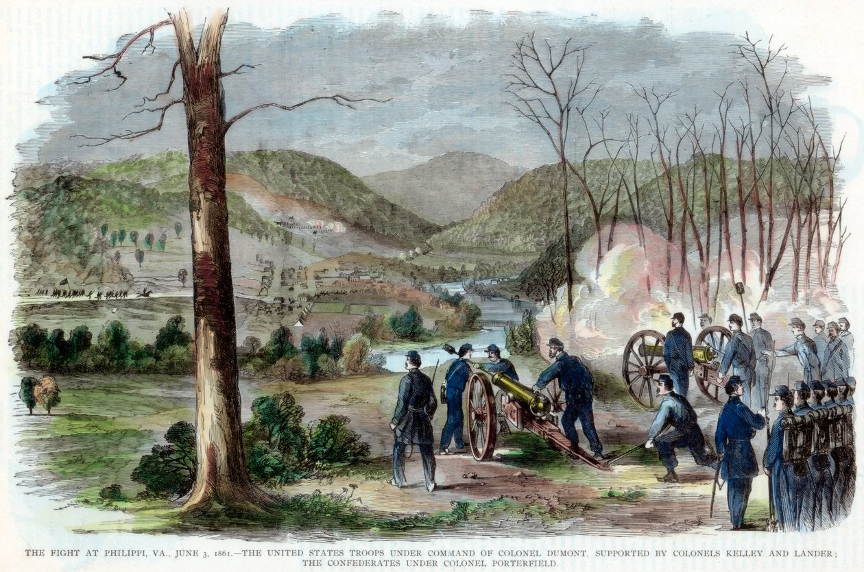 Philippi Savaşı, Batı Virjinya, Amerikan İç Savaşı, 3 Haziran 1861 by Unbekannt