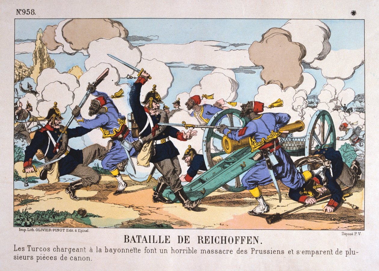 Reichshoffen Muharebesi, Fransa-Prusya savaşı, 6 Ağustos 1870 by Unbekannt