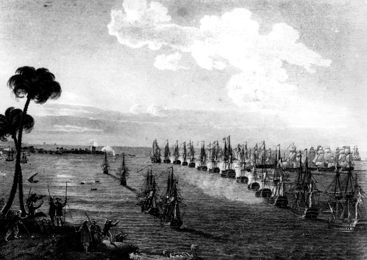 Nil Savaşı, 1 Ağustos 1798, 19. yüzyıl by Unbekannt