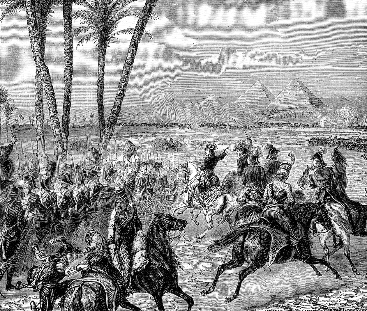 Piramitler Savaşı, 21 Temmuz 1798 1882-1884 by Unbekannt